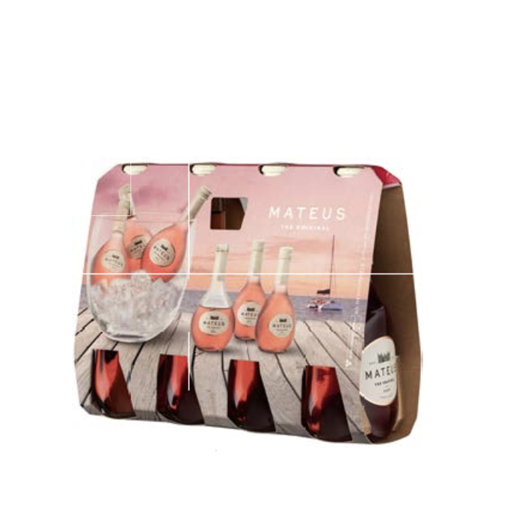 Pack Mateus Rosé 4 unidades de Mateus
